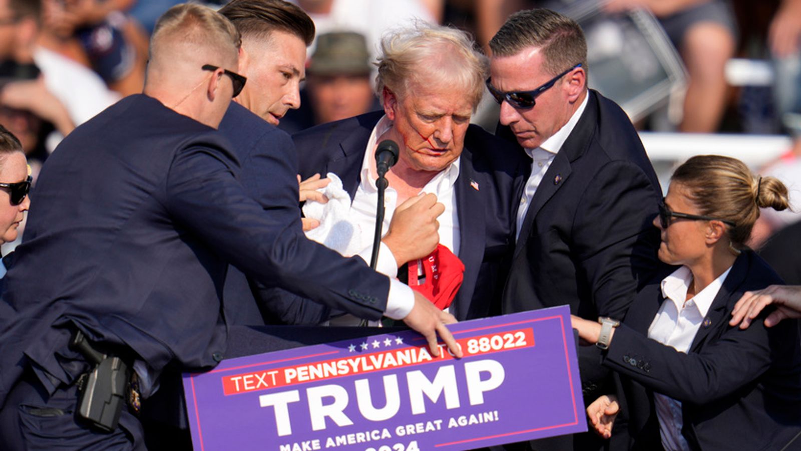 Trump injured in shooting at Pennsylvania rally